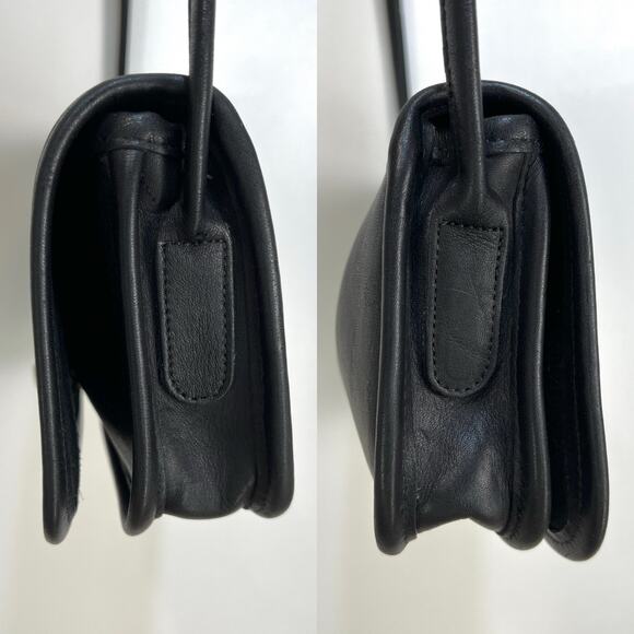 Coach Dinky Bag 9375 Leather Navy Blue Handbag Crossbody Purse - Picture 7 of 11